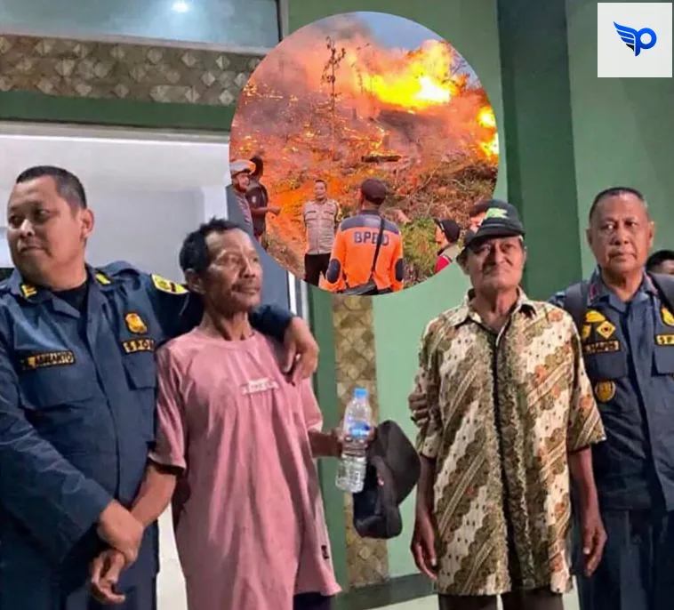 Dua kakek diduga pelaku karhutla