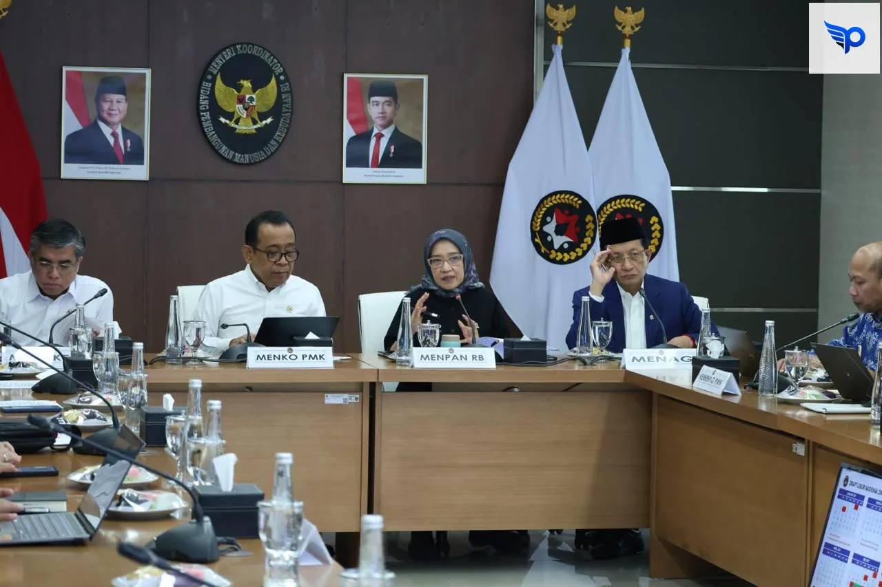 Rapat Tingkat Menteri di Kantor Kementerian Koordinator Bidang Pembangunan Manusia dan Kebudayaan (PMK), (15/9/2026)