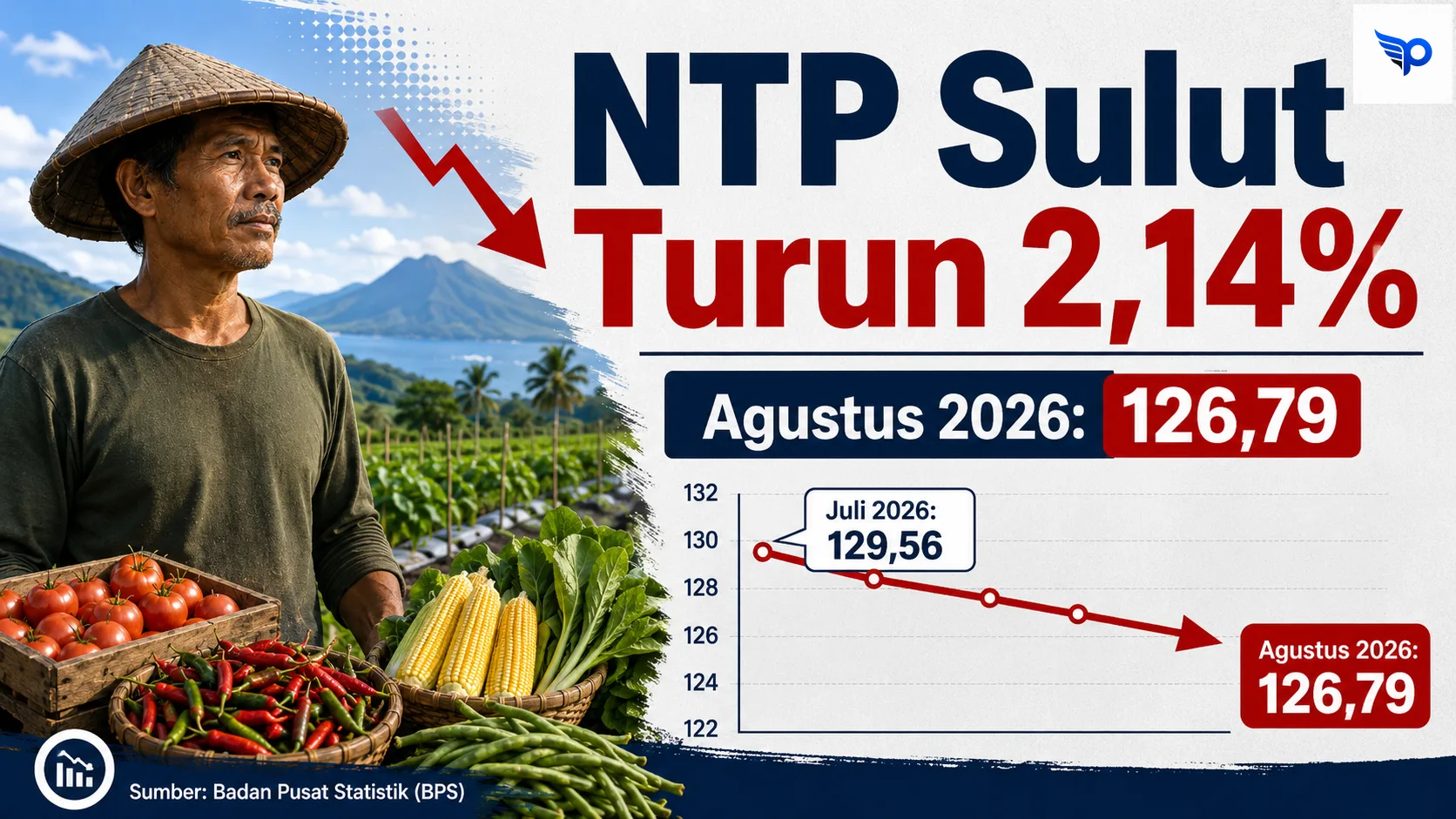 Ilustrasi Nilai Tukar Petani (NTP) Sulawesi Utara. (Sumber: Redaksi presepsi.com)